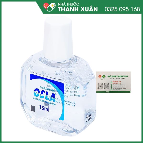 Thuốc nhỏ mắt Osla - Trị mỏi mắt, ngứa mắt, khô rát mắt, cay mắt